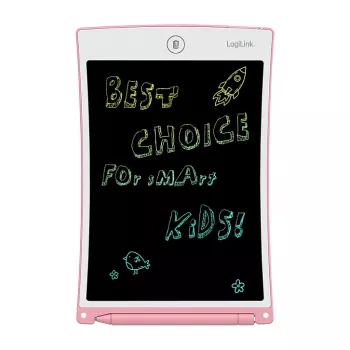 LogiLink Tablet de escrita LCD 8,5 polegadas multicolor rosa AA0180