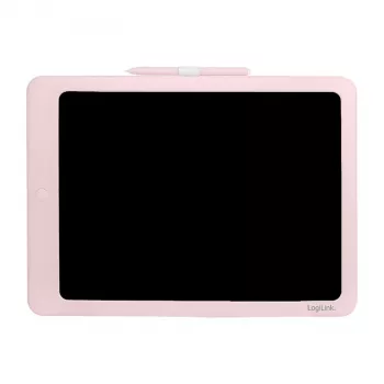 LogiLink AA0182 Tablet de Escrita LCD, 14 polegadas, Rosa, Quadro de Rabiscos Reutilizável Multicolorido