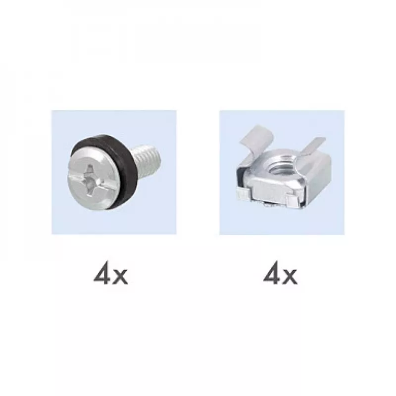 Logilink ACT111 Prateleira para Armário de 200 mm 1U Cinzento Nível de Rack