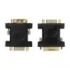 LogiLink AD0001 adaptador DVI-I para VGA, ficha DVI-I para conector fêmea HD15, 1080p, preto