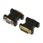 LogiLink AD0001 adaptador DVI-I para VGA, ficha DVI-I para conector fêmea HD15, 1080p, preto