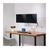 LogiLink BP0088 TIS 17-32 suporte de secretária para dois monitores, mola a gás, 3 articulações, máx. 9 kg, prateado