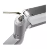 LogiLink BP0088 TIS 17-32 suporte de secretária para dois monitores, mola a gás, 3 articulações, máx. 9 kg, prateado