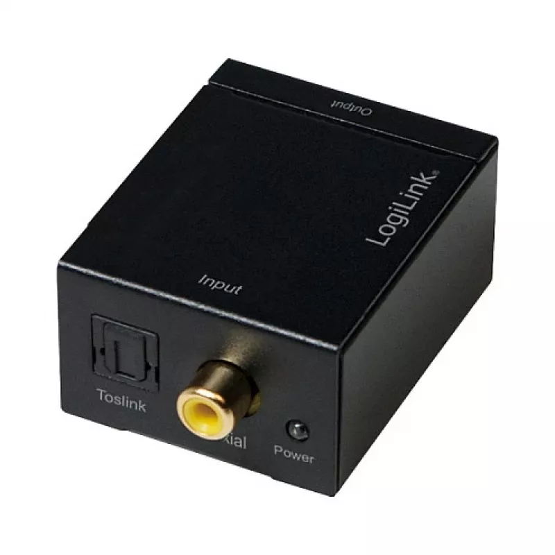 LogiLink CA0100 conversor de áudio digital-analógico (SPDIF/coaxial para RCA estéreo)