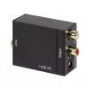 LogiLink CA0100 conversor de áudio digital-analógico (SPDIF/coaxial para RCA estéreo)