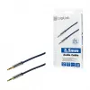 Cabo de auscultadores LogiLink CA10030 Premium 3,5 mm TRS, fichas metálicas, azul, 0,3 m