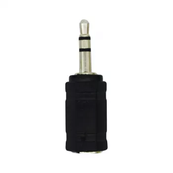 LogiLink CA1102 Adaptador de Áudio - Ficha Mini Jack Estéreo (M) para 2x Conector Fêmea Jack Estéreo (F) - 0,2 m - Preto