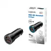 LogiLink PA0285 carregador USB de automóvel 2 portas 10,5 W, com LED, preto
