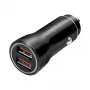 LogiLink PA0285 carregador USB de automóvel 2 portas 10,5 W, com LED, preto