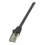 LogiLink Cabo de rede Cat.5e F/UTP, 0,25 m, preto