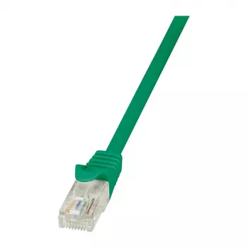 Cabo de rede LogiLink Cat.5e U/UTP Gigabit, RJ45, 1,5 m, verde