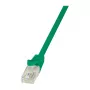 Cabo de rede LogiLink Cat.5e U/UTP Gigabit, RJ45, 1,5 m, verde