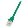 LOGILINK Cabo de rede Cat.5e U/UTP 0,25 m verde
