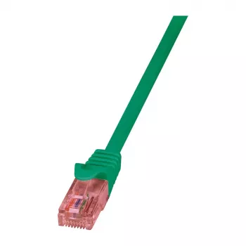 Cabo de rede Cat.6 U/UTP Logilink verde 5m PrimeLine