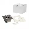 LOGILINK Tomada de parede Cat.6 2xRJ45 STP Horizontal, branco puro
