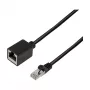 Extensão de cabo de rede LogiLink Cat.6A Premium, S/FTP, preto, 3 m