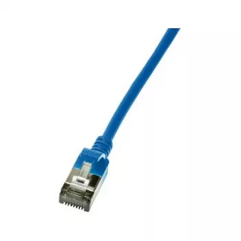 LogiLink CQ9076S Cabo patch Cat.6A U/FTP SlimLine, TPE, azul, 5 m