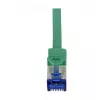 Cabo de rede LogiLink Cat.6A S/FTP Ultraflex, certificado GHMT, verde, 1,0 m