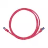 Cabo de rede LogiLink Cat.6A S/FTP Ultraflex, certificado GHMT, vermelho, 1,0 m