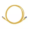 Cabo de patch LogiLink Cat.6A S/FTP Ultraflex, certificado GHMT, amarelo, 0,25 m