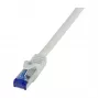 LogiLink cabo de rede Cat.6A S/FTP Ultraflex, cinzento, 1,0 m, certificado GHMT