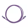Cabo de rede LogiLink Cat.6A S/FTP Ultraflex, roxo, 1,0 m, certificado GHMT