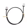 LogiLink Cabo de rede Cat.6A U/UTP Slim High-Flex, 0,3 m, preto