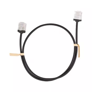 Cabo de patch LogiLink Cat.6A U/UTP Slim High-Flex, preto, 2 m