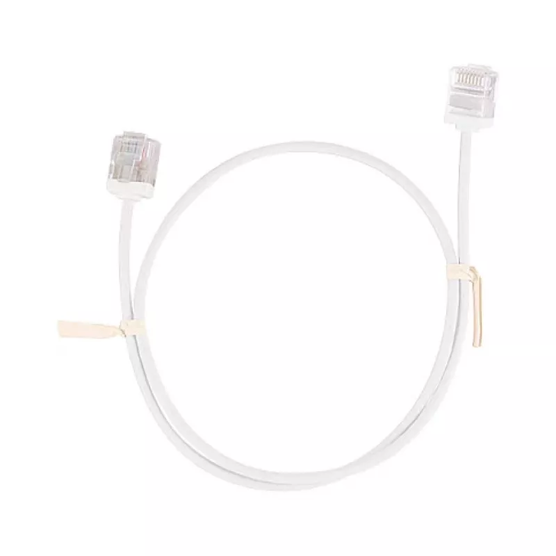 LogiLink cabo de rede Cat.6A U/UTP Slim High-Flex, branco, 1,5 m