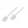 LogiLink Cabo de patch Cat.6A U/UTP slim high-flex, branco, 3m