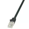 Cabo de rede LogiLink Cat.6 U/UTP, 1,5 m, preto, EconLine