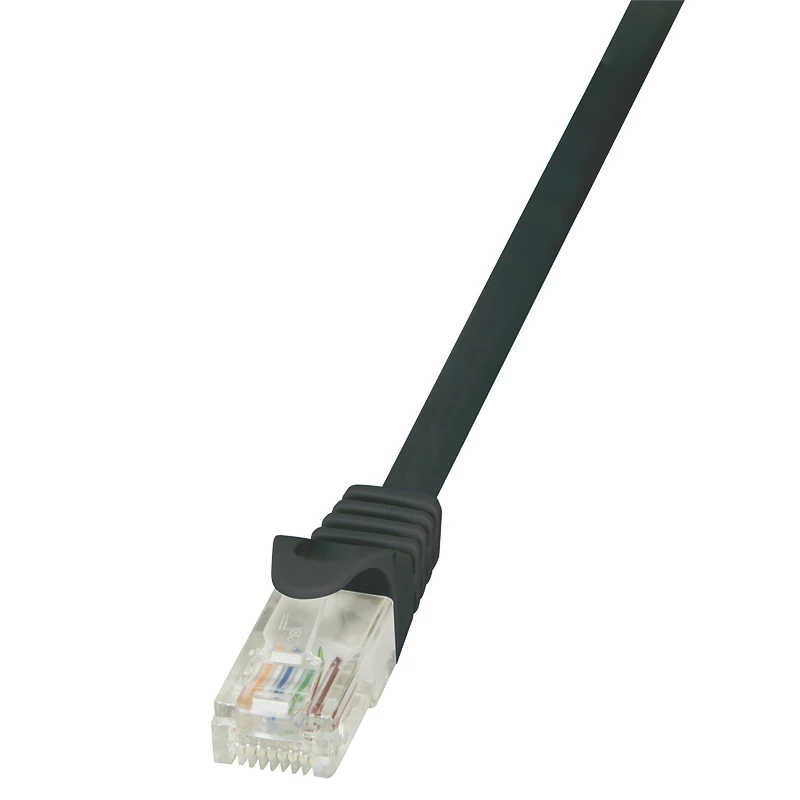 Cabo de rede LogiLink Cat.6 U/UTP, 1,5 m, preto, EconLine