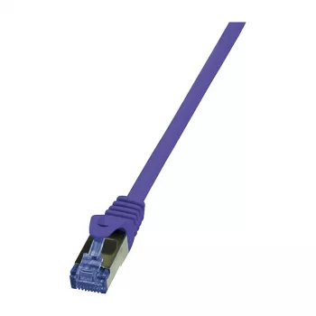 LogiLink Cabo de rede Cat6a 1,5 m PrimeLine S/FTP PiMF LSZH violeta