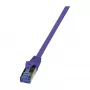 LogiLink Cabo de rede Cat6a 1,5 m PrimeLine S/FTP PiMF LSZH violeta