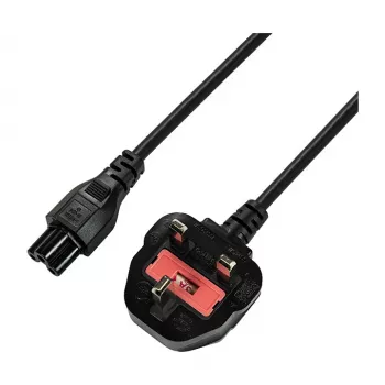 Logilink CP120 cabo de alimentação, BS 1363 (UK) para IEC C5, preto, 1,8 m