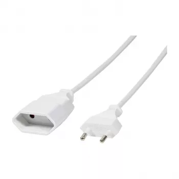 Cabo de extensão LOGILINK CP127, CEE 7/16, branco, 3 m