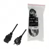 Logilink CP151 Cabo de alimentação, CEE 7/7 para IEC C19, preto, 1 m