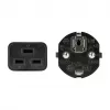 Logilink CP151 Cabo de alimentação, CEE 7/7 para IEC C19, preto, 1 m