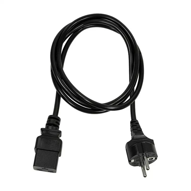 Logilink CP151 Cabo de alimentação, CEE 7/7 para IEC C19, preto, 1 m