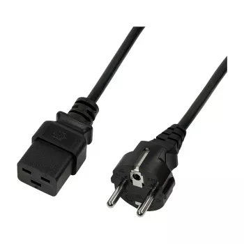 Logilink CP151 Cabo de alimentação, CEE 7/7 para IEC C19, preto, 1 m