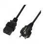 Logilink CP151 Cabo de alimentação, CEE 7/7 para IEC C19, preto, 1 m