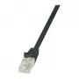 LogiLink CP2053U cabo de rede Cat 6 U/UTP RJ45, 2m, preto, snagless