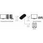 LogiLink CV0108 conversor HDMI para VGA com áudio, Full HD 1080p, alimentado por USB, preto