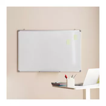 LOGILINK quadro branco Dry Erase de parede 120x90 cm quadro magnético em aço com moldura de alumínio