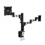 Suporte para dois monitores LOGILINK 13-26 polegadas, alumínio, preto