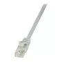 Cabo de rede Cat.6 U/UTP LogiLink EconLine, RJ45, cinzento, 15 m