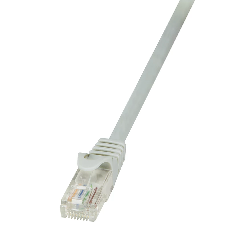 Cabo Patch LogiLink EconLine Cat.6 U/UTP RJ45 – 1m, Cinzento (CP2032U)