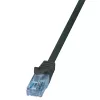 LogiLink EconLine cabo de rede Cat.6A U/UTP RJ45, 0,25 m, preto