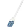 Cabo de rede LogiLink EconLine Cat.6A U/UTP, RJ45, branco, 1,5 m