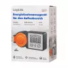LogiLink Medidor de custo de energia para exterior, ecrã LCD, preto/laranja